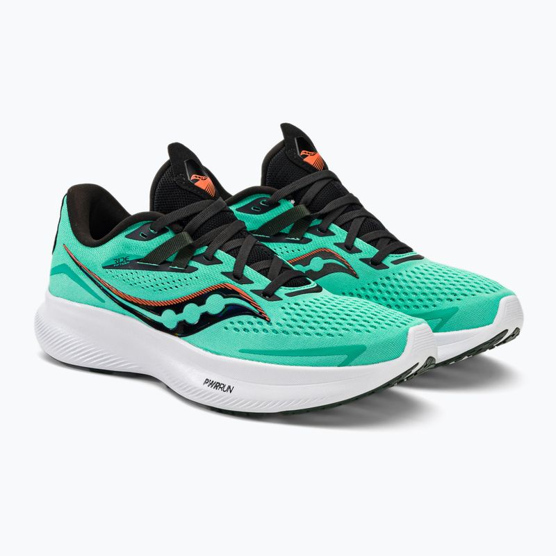 Pantofi de alergare pentru bărbați Saucony Ride 15 cool mint/zest S20729-125 4