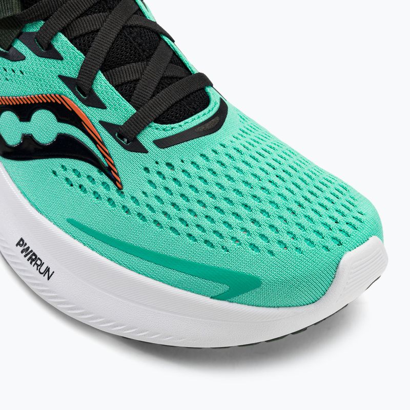 Pantofi de alergare pentru bărbați Saucony Ride 15 cool mint/zest S20729-125 7