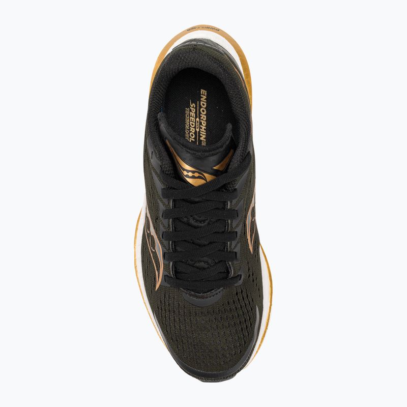 Pantofi de alergare pentru femei Saucony Endorphin Speed 3 negru/goldstruck 6