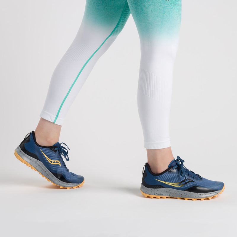 Pantofi de alergare pentru femei Saucony Peregrine 12 albastru marin S10737 2
