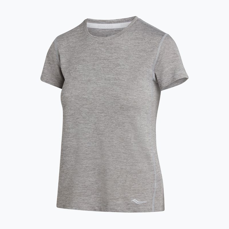 Tricou de alergare Saucony Stopwatch gri pentru femei SAW800370-LGH
