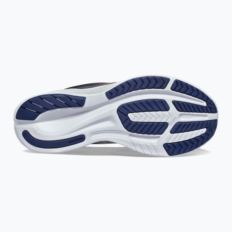 Saucony Ride 15 pantofi de alergare pentru bărbați albastru marin și galben S20729-65 12