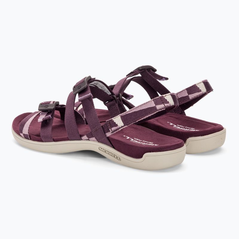 Sandale pentru femei Merrell District 3 Backstrap Web burgundy 3