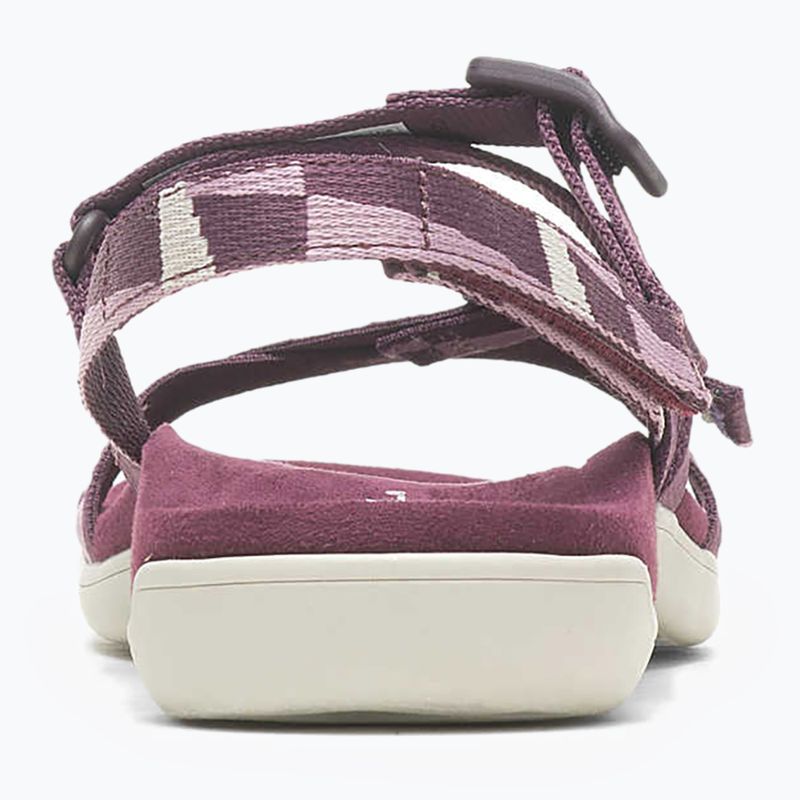 Sandale pentru femei Merrell District 3 Backstrap Web burgundy 7