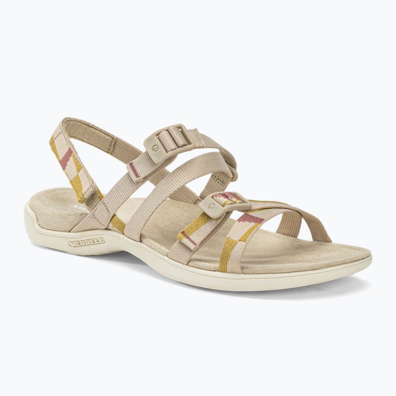 Sandale turistice pentru femei Merrell District 3 Backstrap Web bej J005434