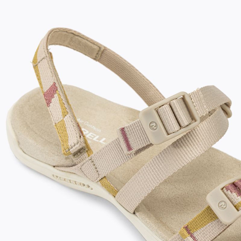 Sandale turistice pentru femei Merrell District 3 Backstrap Web bej J005434 8
