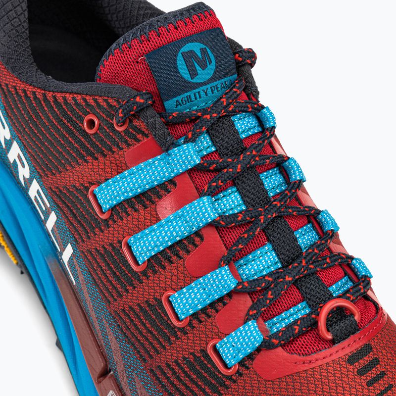 Bărbați Merrell Agility Peak 4 roșu-albastru pantofi de alergare J067463 9
