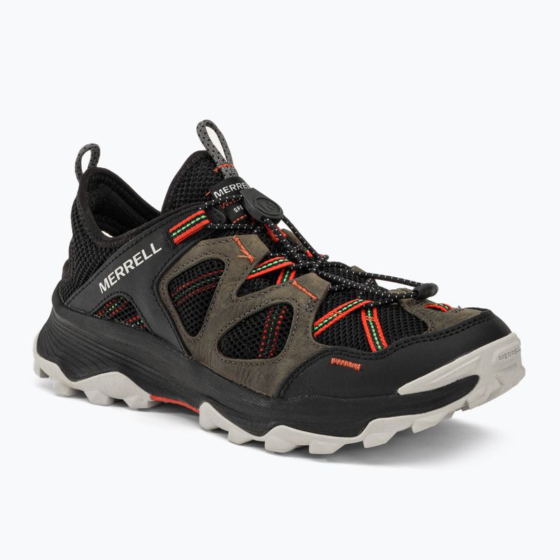 Cizme de drumeție pentru bărbați Merrell Speed Strike LTR Sieve negru-verde J067643
