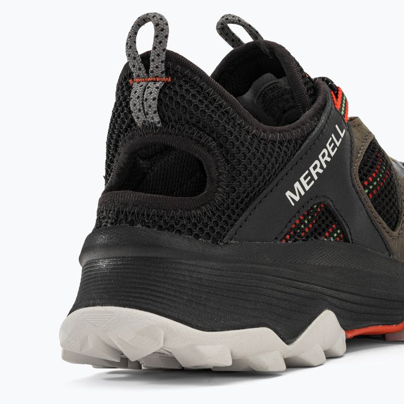 Cizme de drumeție pentru bărbați Merrell Speed Strike LTR Sieve negru-verde J067643 9