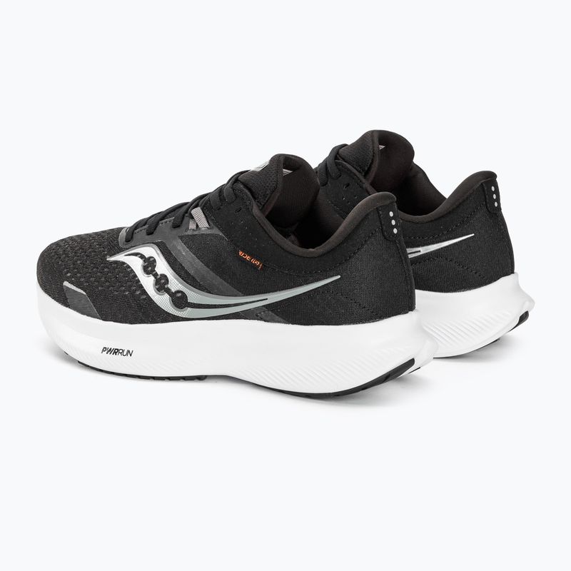 Încălțăminte de alergat pentru bărbați Saucony Ride 16 black/white 3