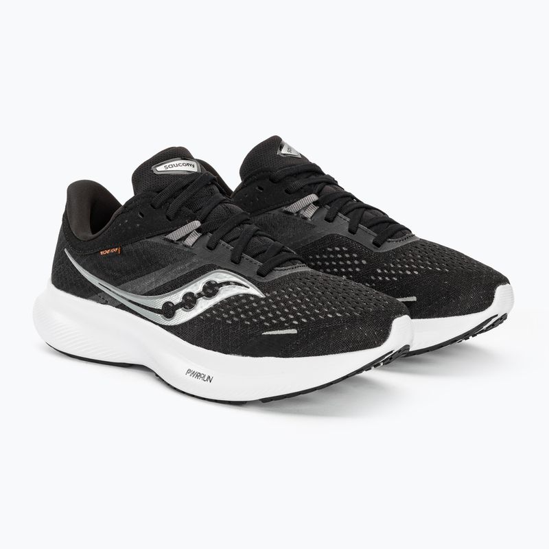 Încălțăminte de alergat pentru bărbați Saucony Ride 16 black/white 4