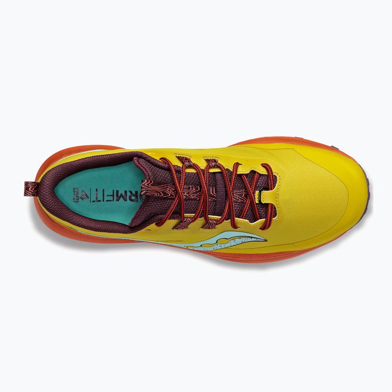 Pantofi de alergare pentru bărbați Saucony Peregrine 13 galben-portocaliu S20838-35 15