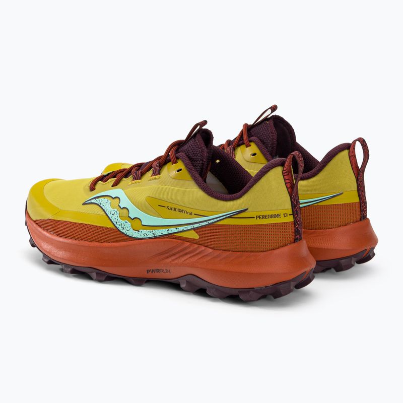 Pantofi de alergare pentru bărbați Saucony Peregrine 13 galben-portocaliu S20838-35 4