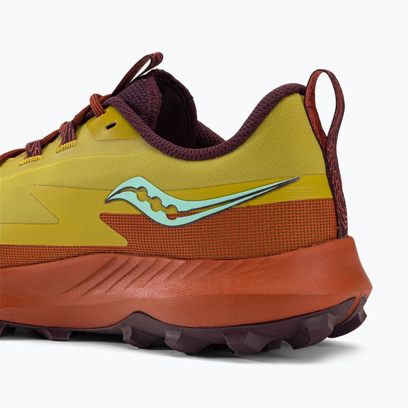 Pantofi de alergare pentru bărbați Saucony Peregrine 13 galben-portocaliu S20838-35 11
