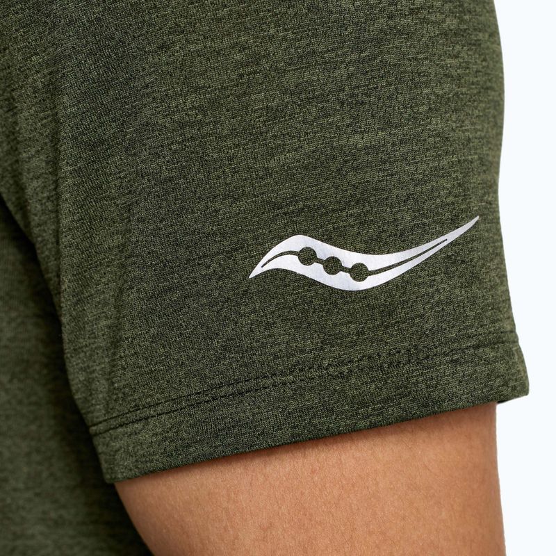 Saucony Stopwatch Graphics tricou de alergare pentru bărbați, verde SAM800280-CIHS3 4