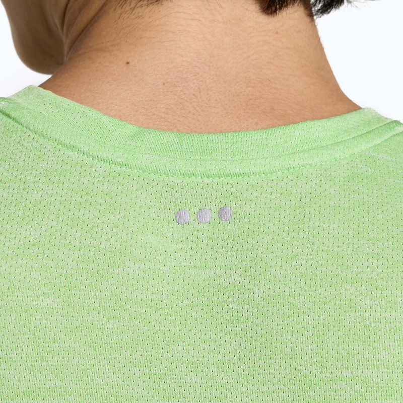 Bărbați Saucony Stopwatch Graphics Singlet cămașă de alergare de alergare verde SAM800325-INHS3 4