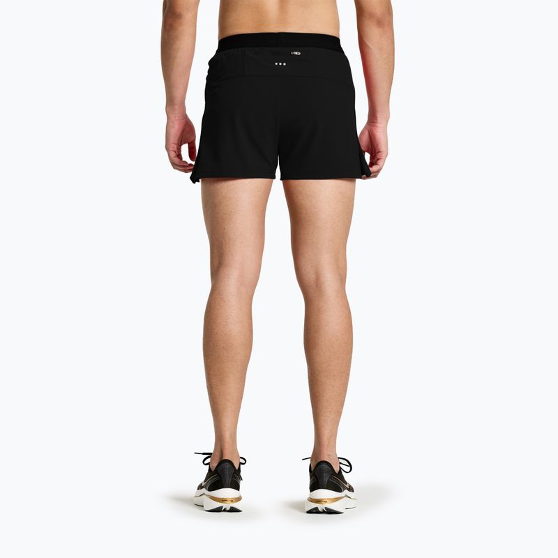 Pantaloni scurți de alertare pentru bărbați Saucony Outpace 3" black 2
