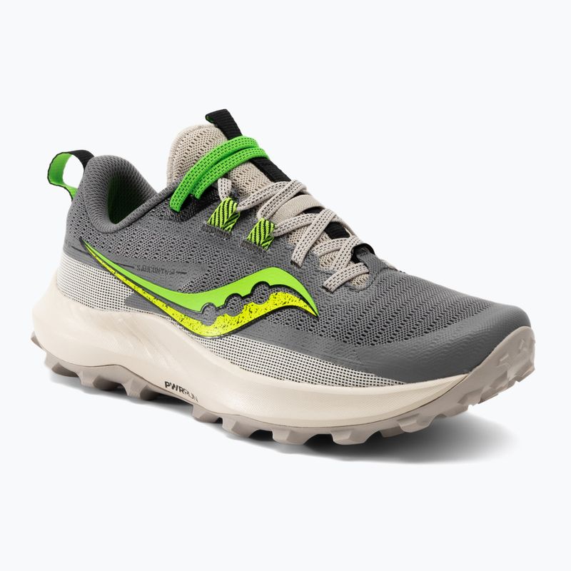 Pantofi de alergare pentru femei Saucony Peregrine 13 gravel/slime