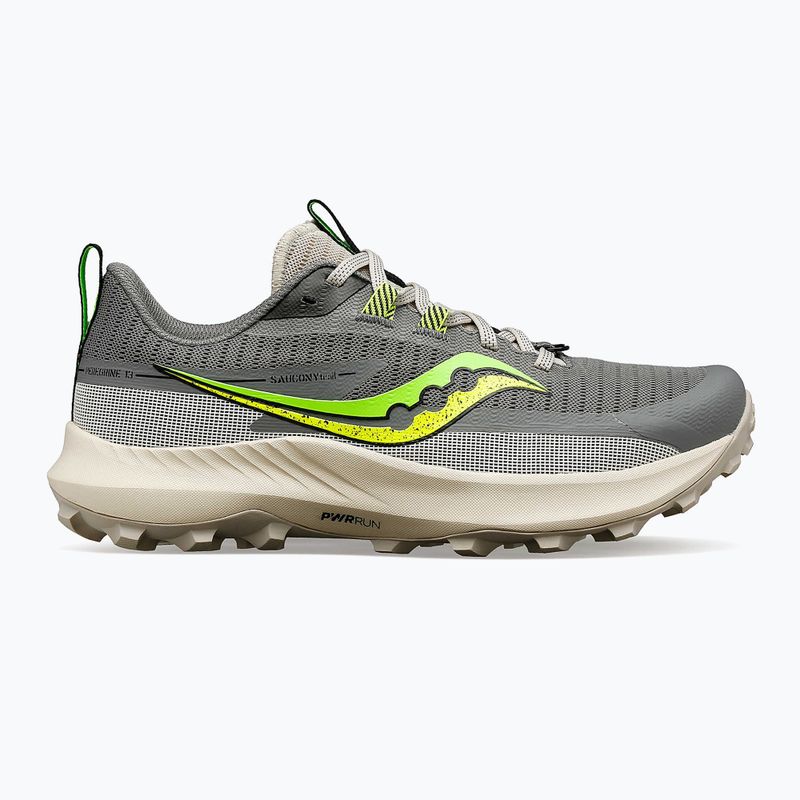 Pantofi de alergare pentru femei Saucony Peregrine 13 gravel/slime 8