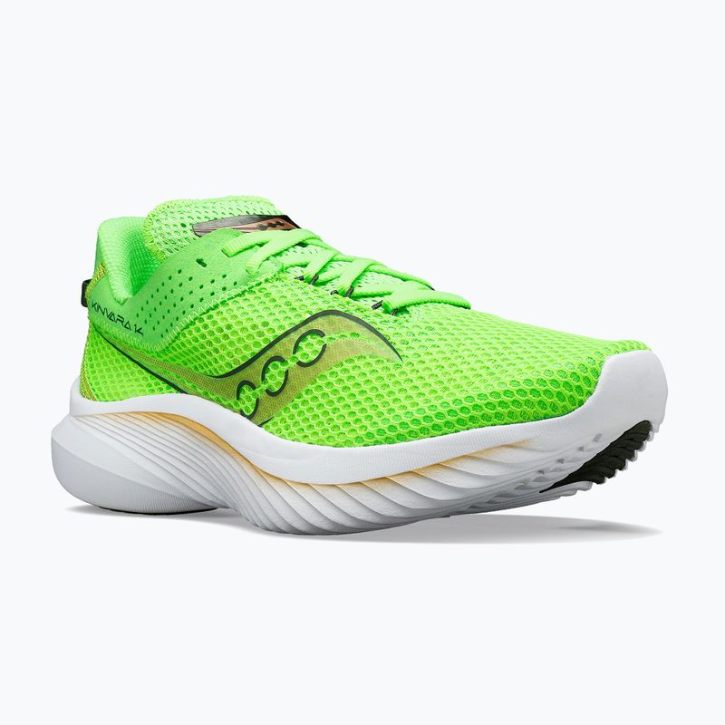 Bărbați Saucony Kinvara 14 slime / aur pantofi de alergare 11