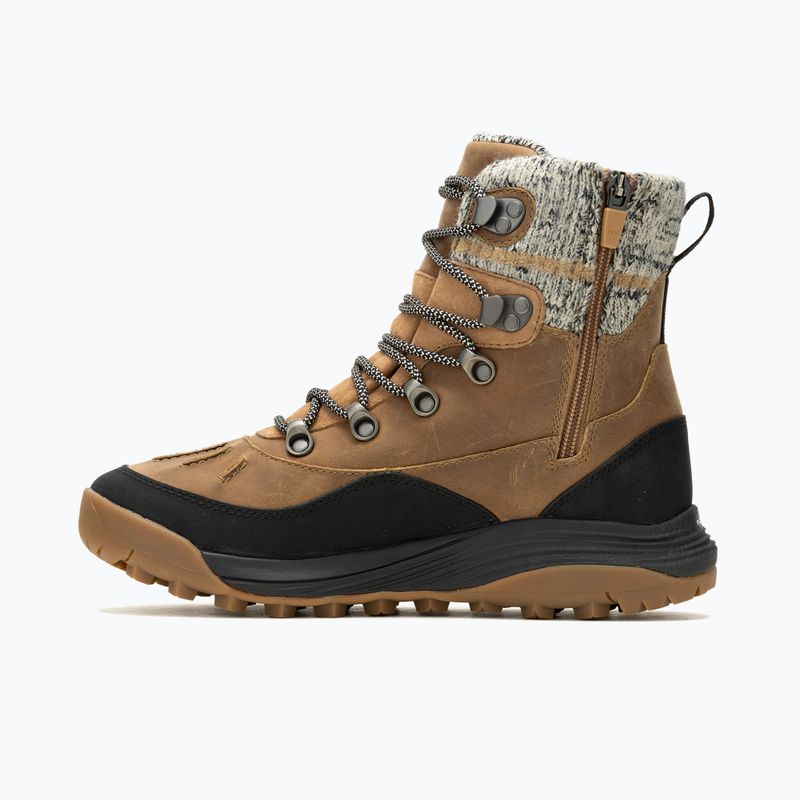 Cizme de drumeție pentru femei Merrell Siren 4 Thermo Mid Zip WP tobacco 9