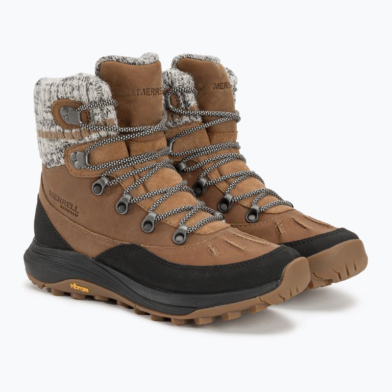 Cizme de drumeție pentru femei Merrell Siren 4 Thermo Mid Zip WP tobacco 4