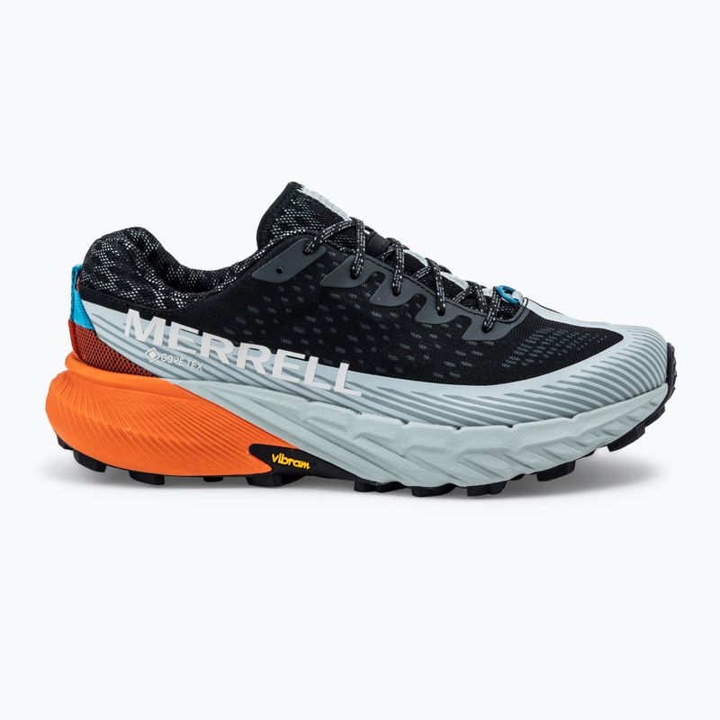 Încălțăminte de alergare pentru bărbați Merrell Agility Peak 5 Gtx black / tangerine 2