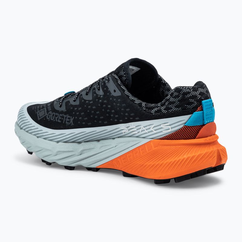 Încălțăminte de alergare pentru bărbați Merrell Agility Peak 5 Gtx black / tangerine 3