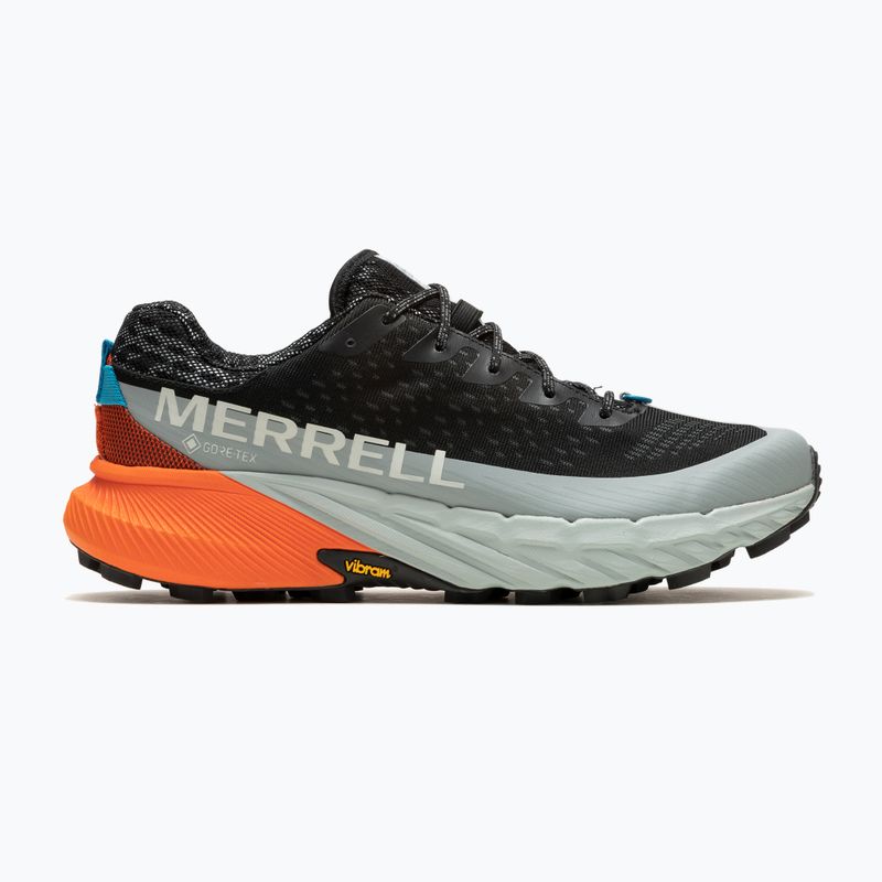 Încălțăminte de alergare pentru bărbați Merrell Agility Peak 5 Gtx black / tangerine 9