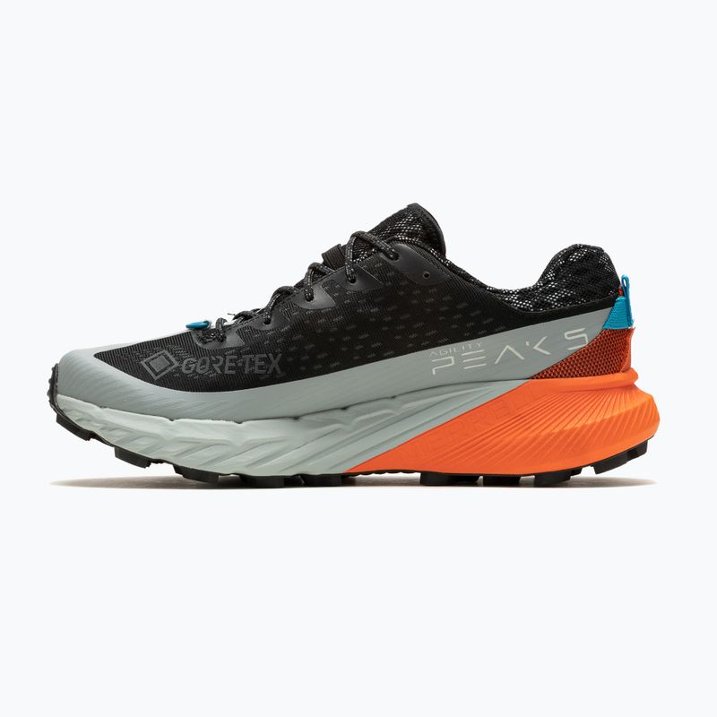 Încălțăminte de alergare pentru bărbați Merrell Agility Peak 5 Gtx black / tangerine 10