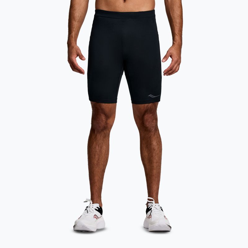 Pantaloni scurți de alertare pentru bărbați Saucony Fortify Lined Half black
