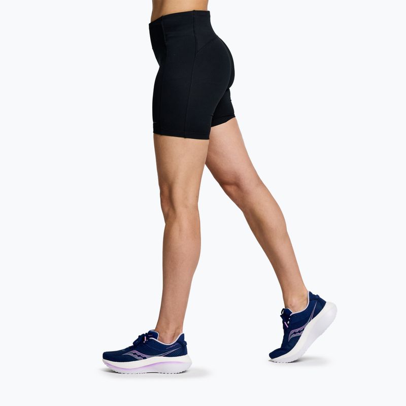 Pantaloni scurți de alertare pentru femei Saucony Fortify 6" black 3