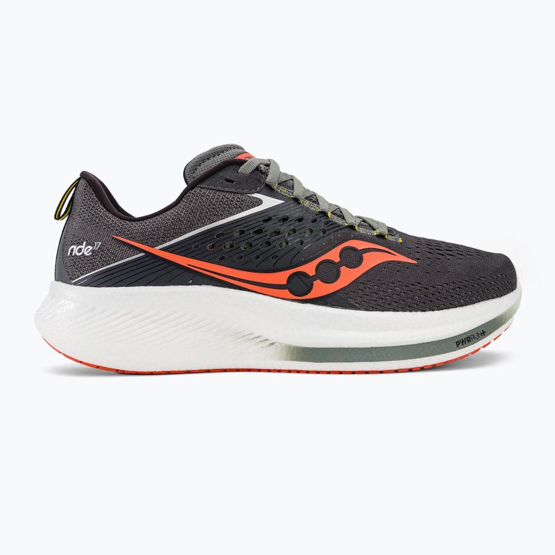 Încălțăminte de alergare pentru bărbați Saucony Ride 17 shadow/pepper 2