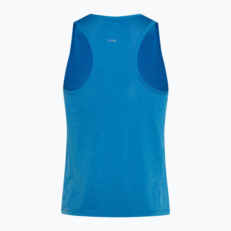 Tank top de alergare pentru bărbați Saucony Stopwatch Singlet cobalt heather 2