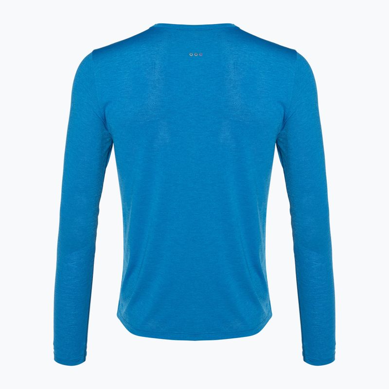 Longsleeve de alergare pentru bărbați Saucony Stopwatch cobalt heather 2