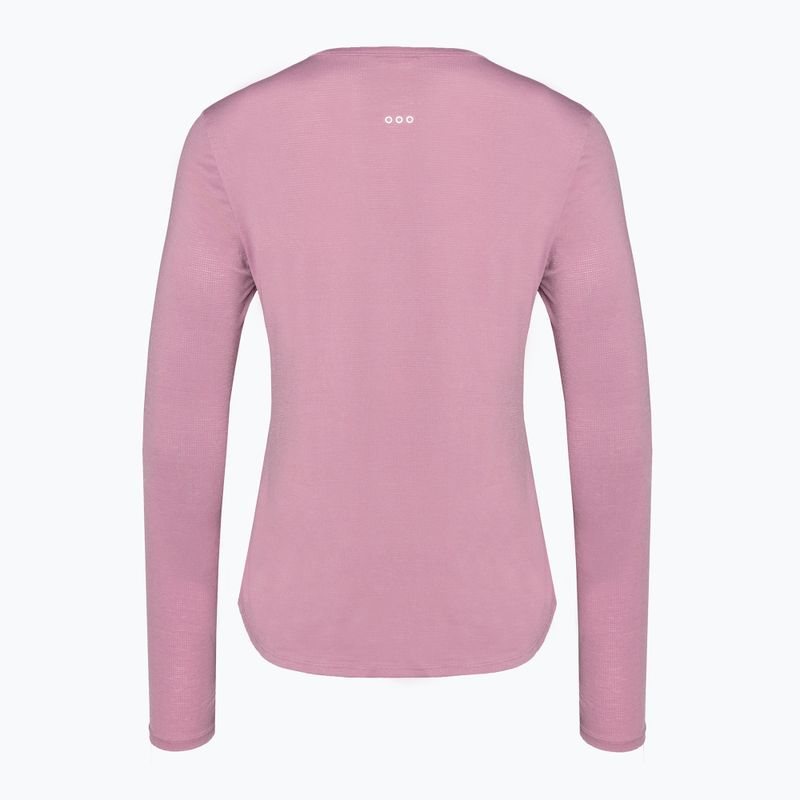 Longsleeve de alergare pentru femei Saucony Stopwatch orchid heather 2