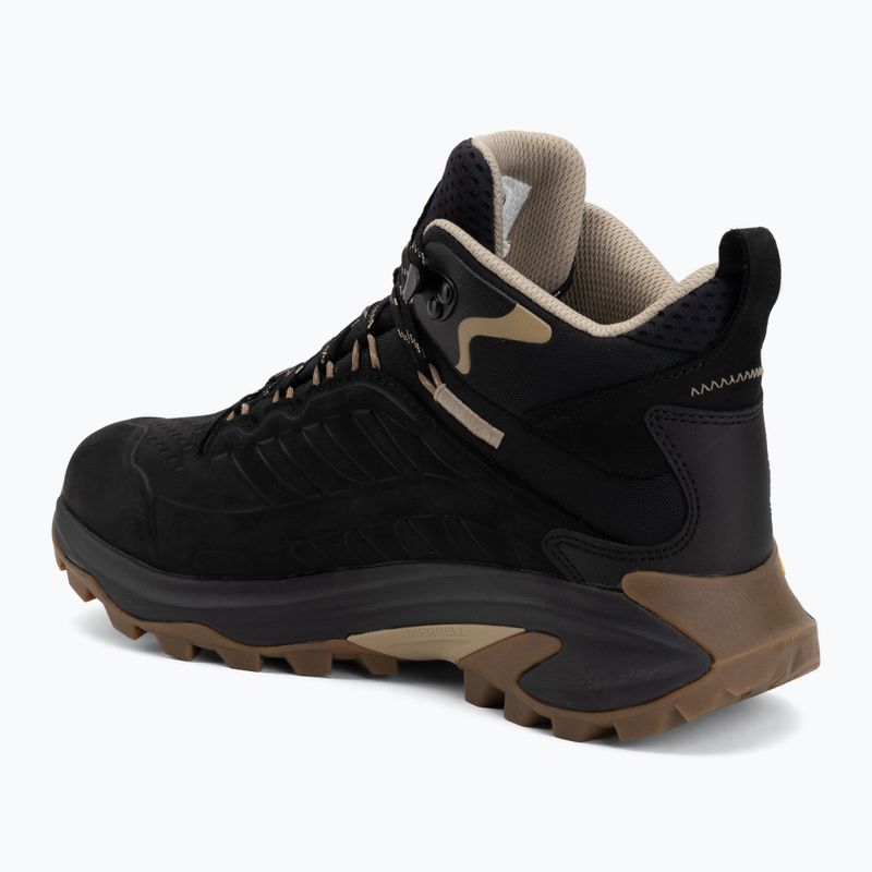 Încălțăminte de drumeție pentru femei Merrell Maob Speed 2 Leather Mid Black 3