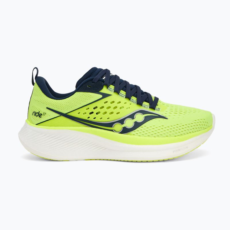 Încălțăminte de alergare pentru bărbați Saucony Ride 17 citron/navy 2