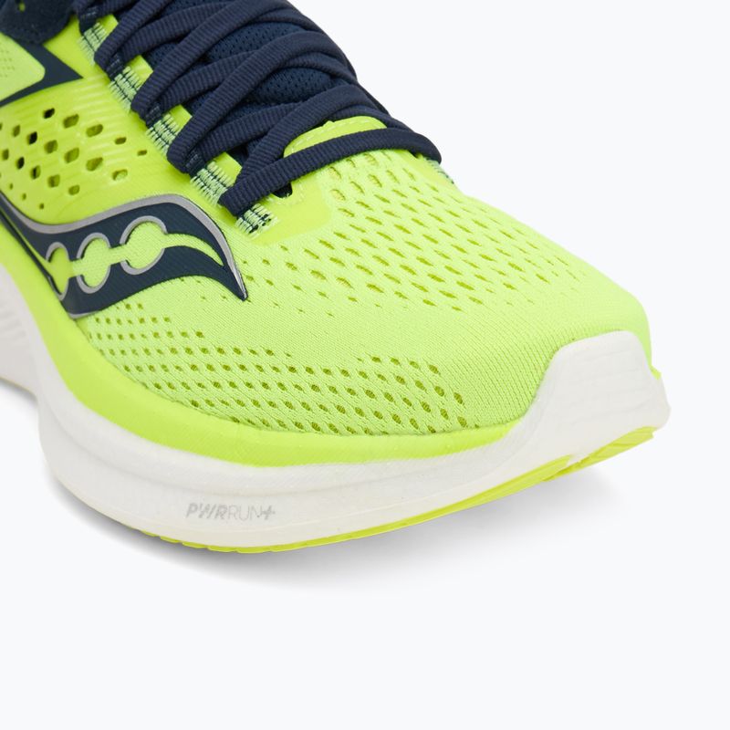 Încălțăminte de alergare pentru bărbați Saucony Ride 17 citron/navy 7