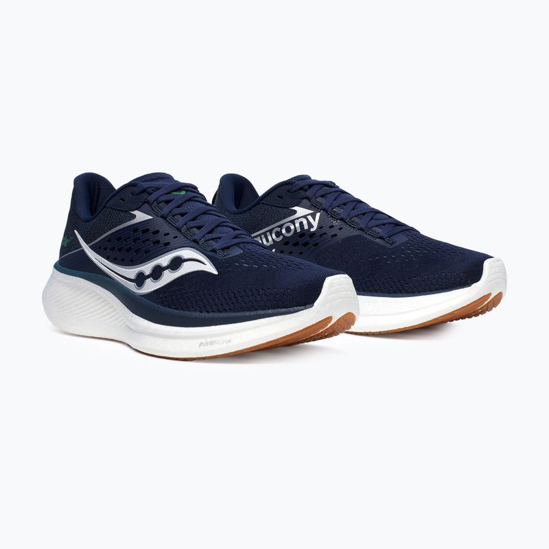 Încălțăminte de alergare pentru bărbați Saucony Ride 17 navy/ gum 3