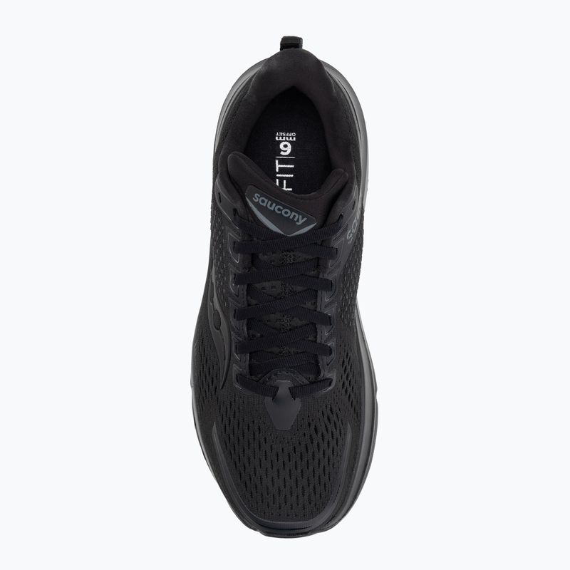 Încălțăminte de alergare pentru bărbați Saucony Guide 17 black/black 5