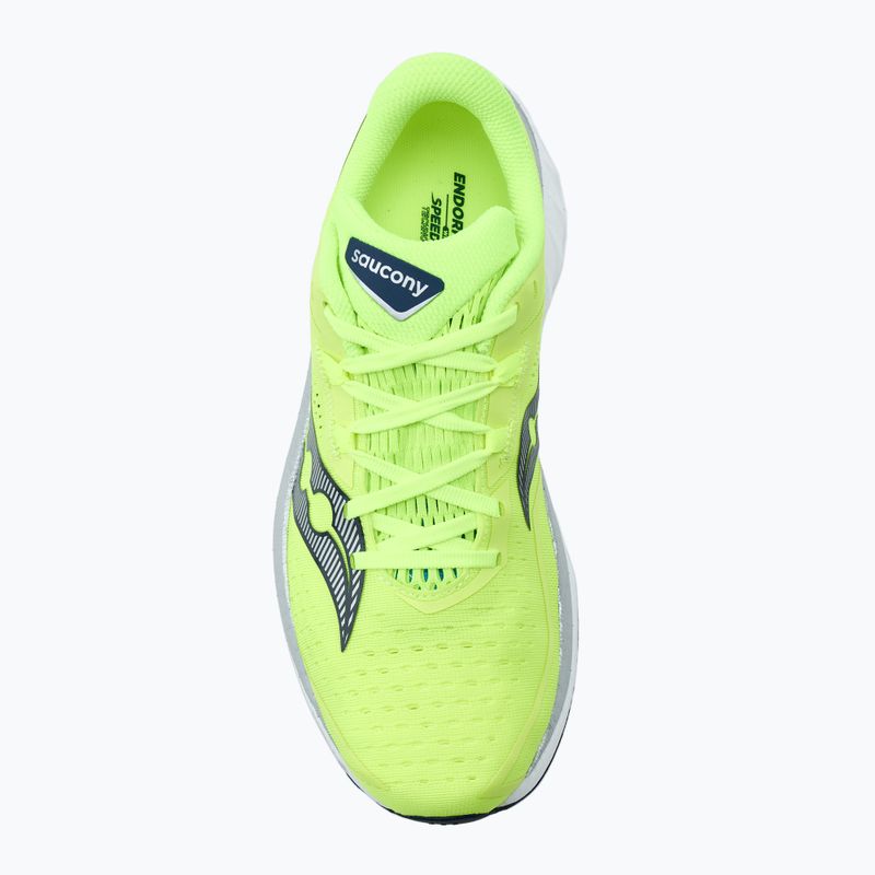 Pantofi de alergare pentru bărbați Saucony Endorphin Speed 4 citron/navy 5