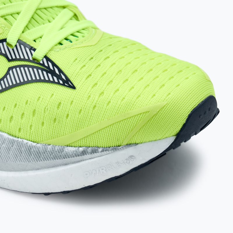 Pantofi de alergare pentru bărbați Saucony Endorphin Speed 4 citron/navy 7