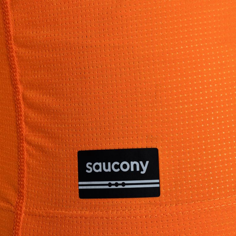 Tricou de alergare pentru bărbați Saucony Stopwatch pepper heather 3