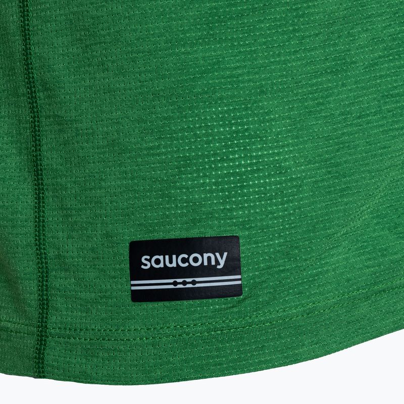 Longsleeve de alergare pentru bărbați Saucony Stopwatch juniper heather 3