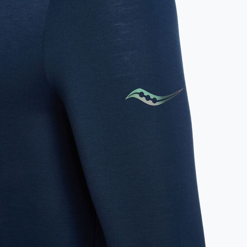 Longsleeve de alergare pentru bărbați Saucony Triumph navy 3