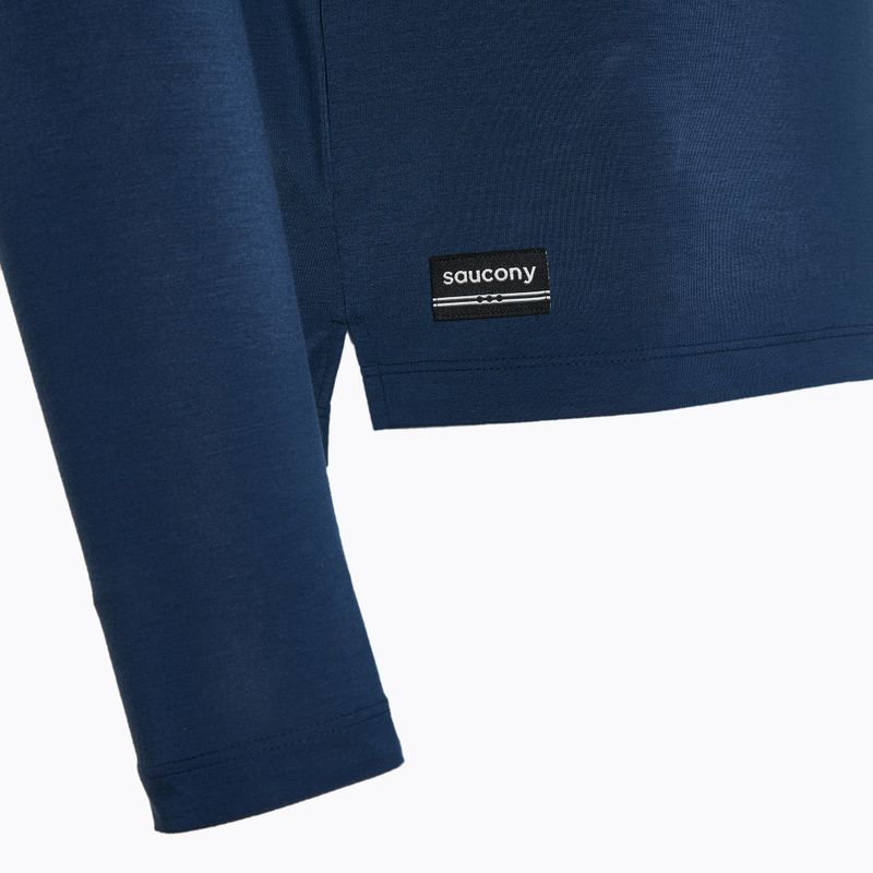 Longsleeve de alergare pentru bărbați Saucony Triumph navy 4