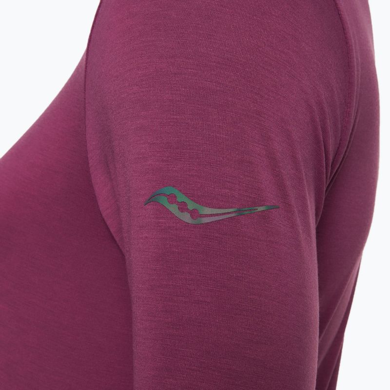 Longsleeve de alergare pentru femei Saucony Triumph plum 4