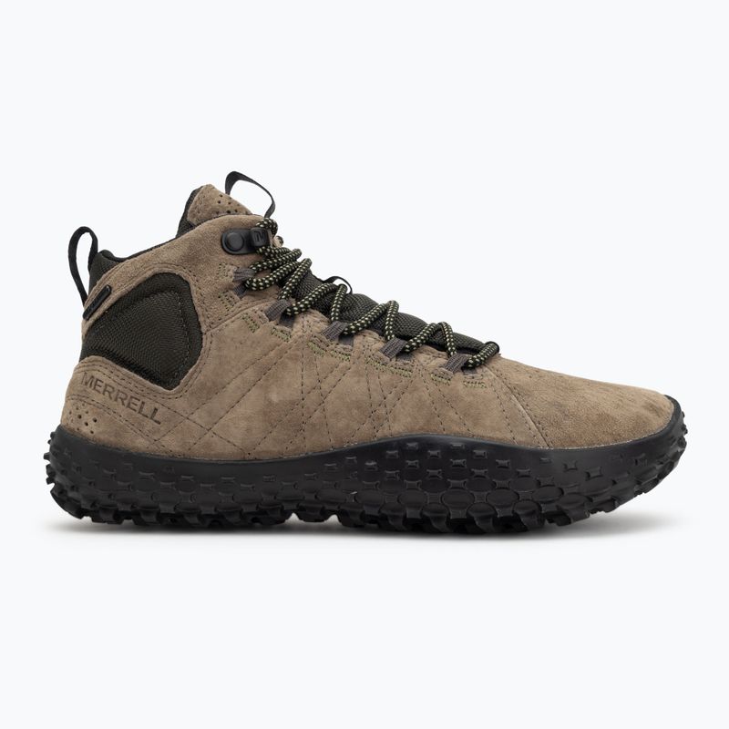Încălțăminte barefoot pentru bărbați Merrell Wrapt Mid WP olive/black 2