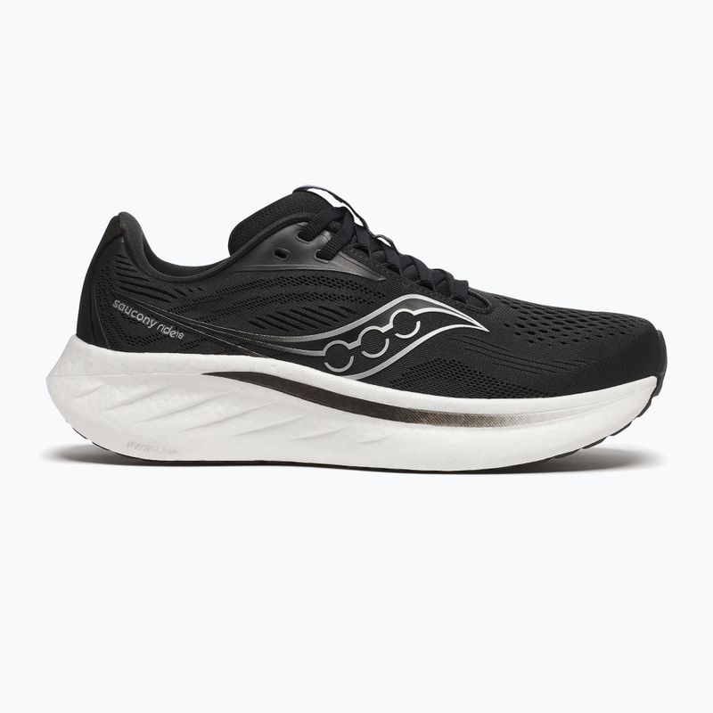 Încălțăminte de alergare pentru femei Saucony Ride 18 black/white 8